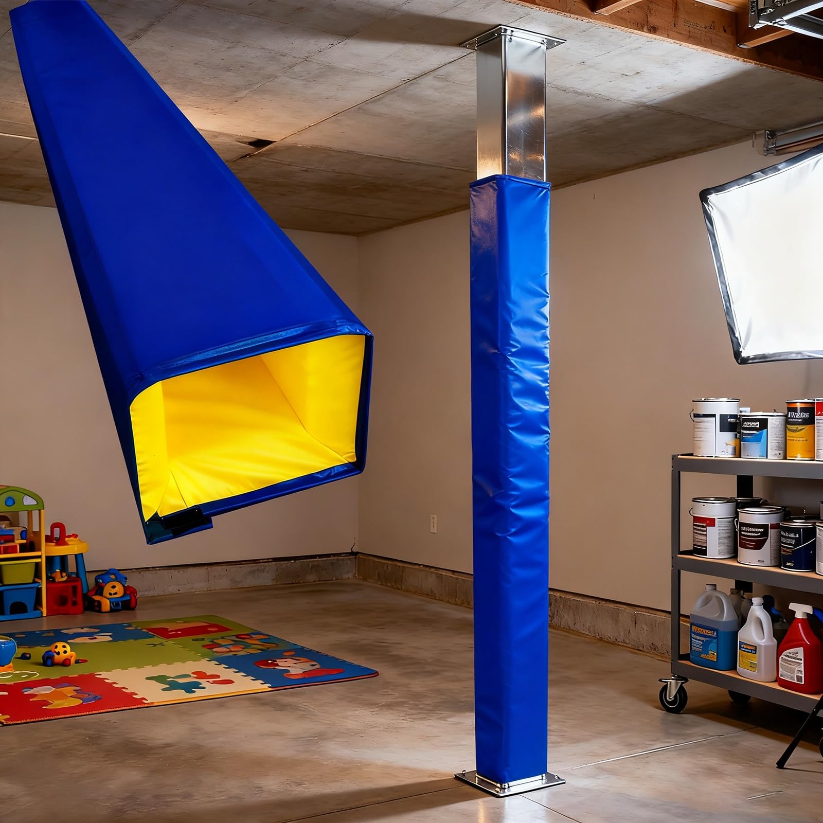 Kindersicherheits-Polsterung für Sport und Spielplätze, gepolsterter Schutz für drinnen und draußen, weiches Schaumstoff-Umhüllungsdesign für aktive Kinder Sicherheit und Komfort