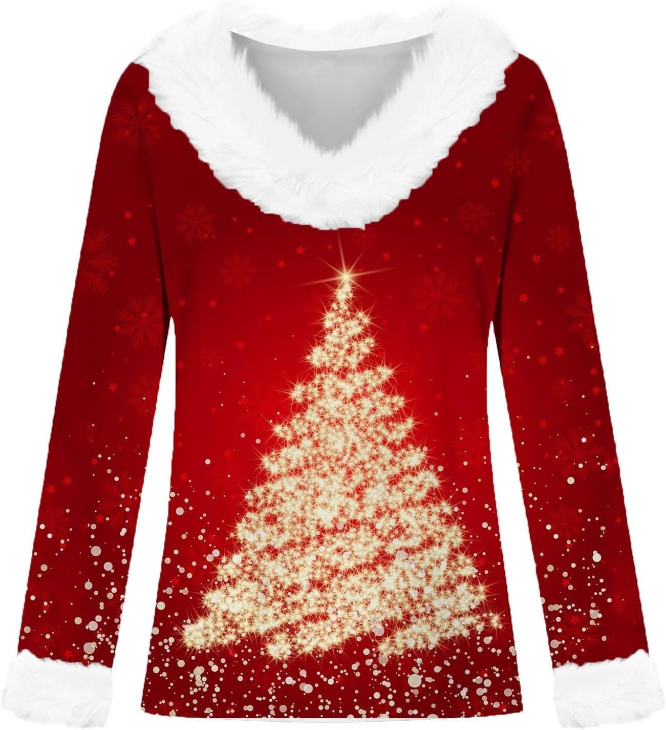 HUIFUAO Sweat-shirt De Noël Pour Femmes, Pull à Motif Amusant Avec Chat, Sapin De Noël Et Inscription What, S