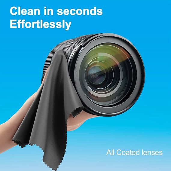 [ 30 Pack ] Kleantoday Lens Cleaning Cloth, Premium Microfiber, Ultra-Soft Cleaning Cloth for Glasses, iPhone Eyeglasses Camera Lens, Screens Wipes & More