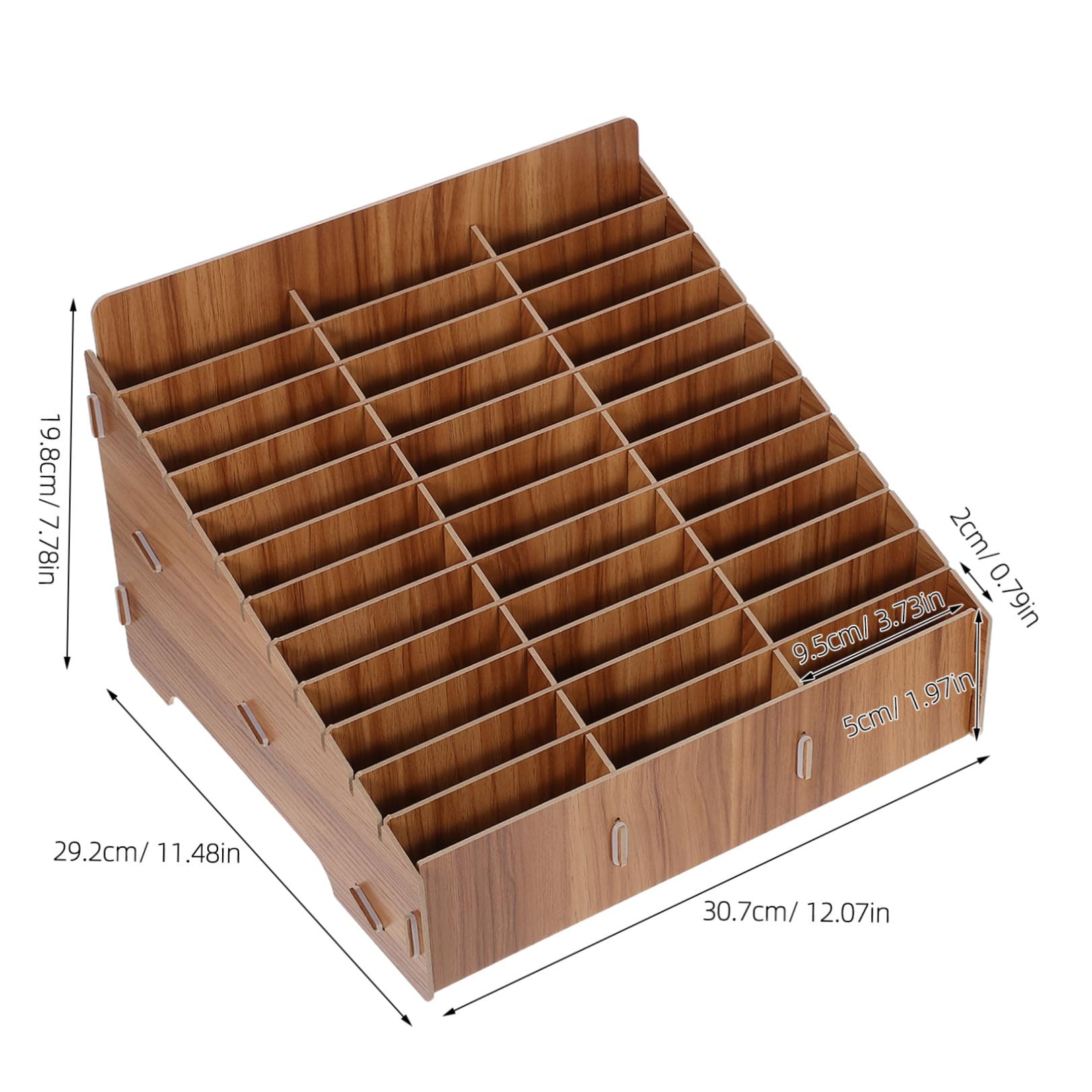 ULTECHNOVO Organizer con Scomparti Multipli da Scrivania per Cellulare per Gestione Smartphone Design Compatto e Funzionale per Aula e Sala Riunioni