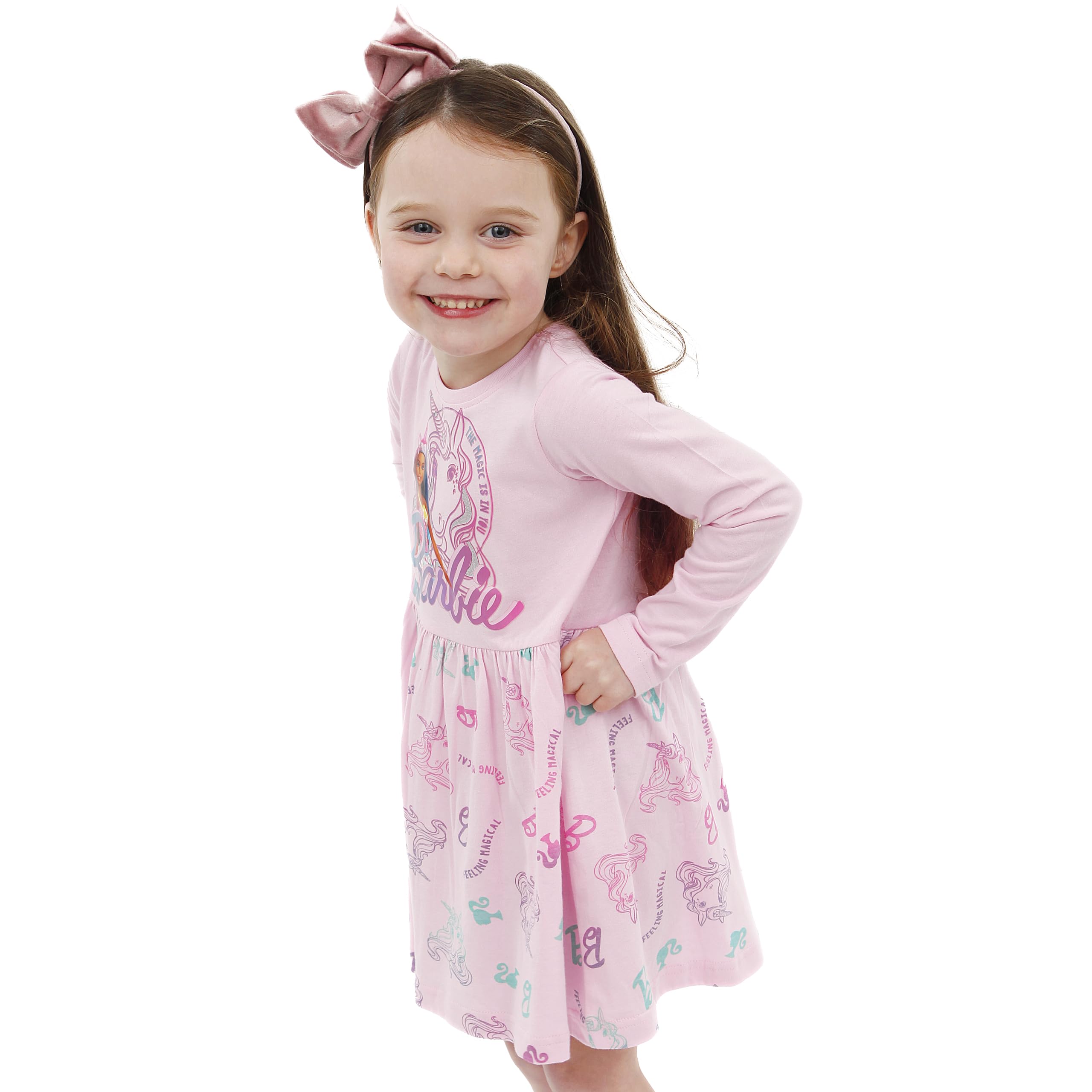 Barbie Kleidung | Einhorn Kleid Für Madchen | Glitzer Kleid Mädchen