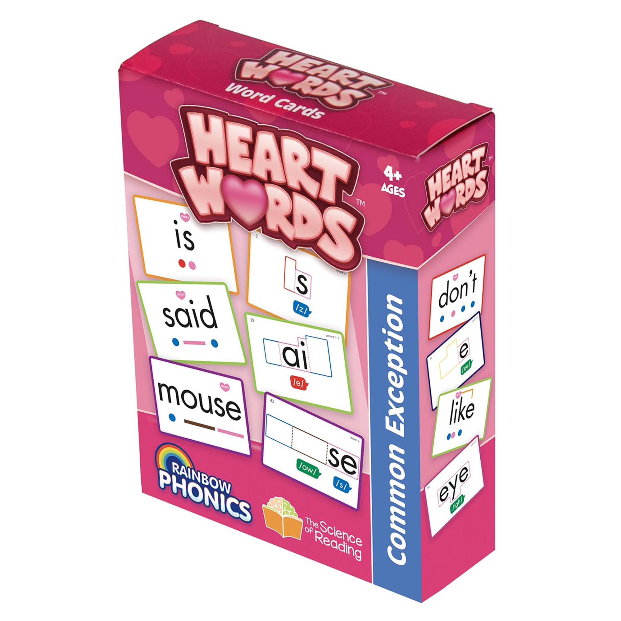 Junior Learning: Rainbow Phonics - Heart Words - 93 Word Cards, Flash Cards Use Visual Clues to Learn Core Words, Level Based Cards, Kids Ages 4+ - Image 6
