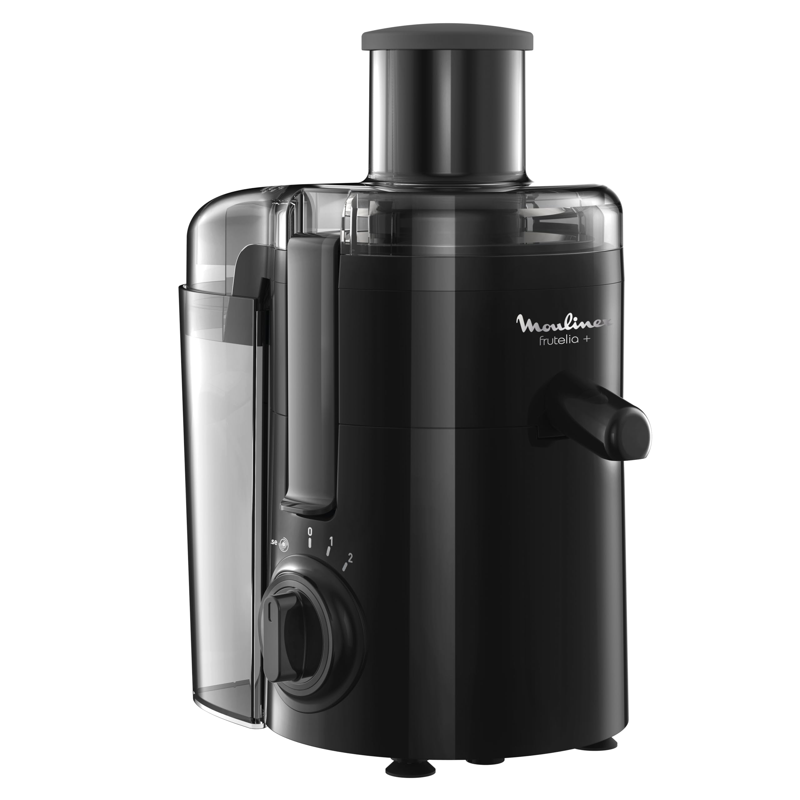 Moulinex Frutelia JU370810 - Licuadora 350 W, gran diámetro de apertura, diseño compacto, 2 velocidades, filtro de acero inoxidable, depósito de 950 ml, piezas extraíbles aptas para lavavajillas