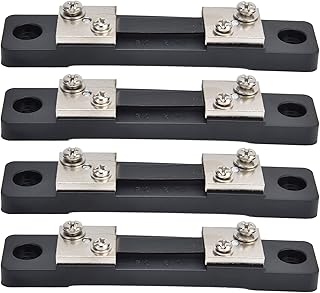 Ammeters 4Pcs Current Shunt, AMP Ammeter Tester Measurement Tool 50A Set Kit