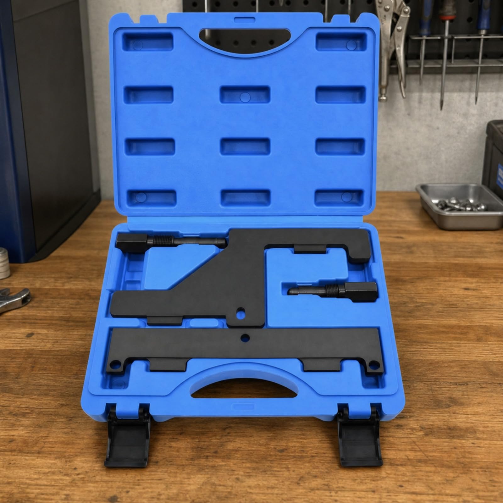 Kit Calage Distribution Portatif | Composants en Acier Résistant, Calage Distribution, Professionnel, til Blocage Arbre Moteur, pr Garage