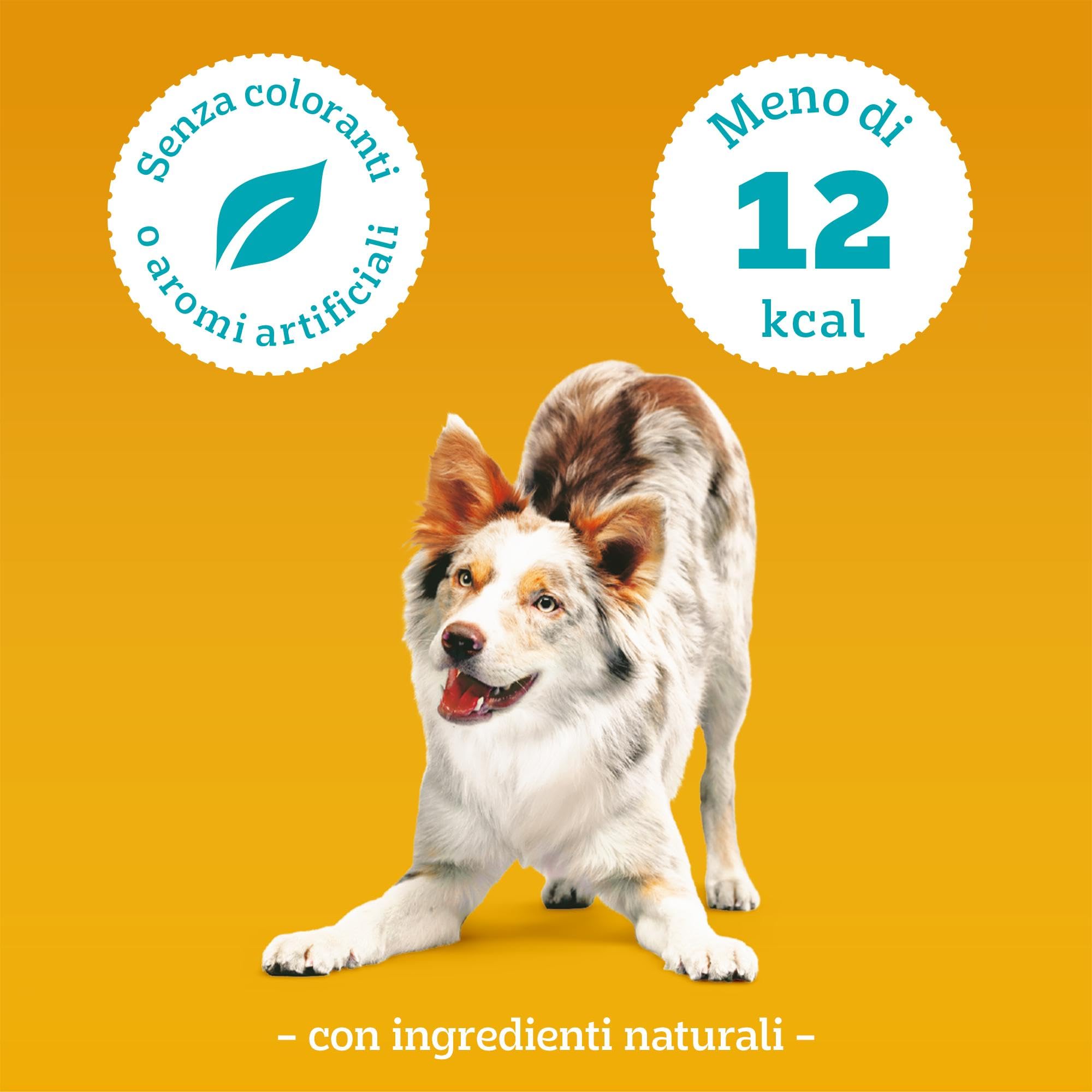 Pedigree Tasty Minis, Snack Cane al Pollo e Anatra, 6 Confezioni da 130g ciascuna