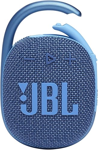 JBL Clip 4 Eco - Altavoz impermeable ultraportátil (azul) (renovado)