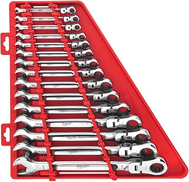Milwaukee 15 Piece SAE Flex Head Wrench Set