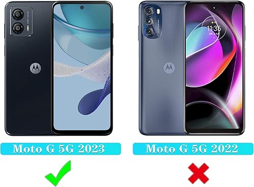 Miniatura 2 de ONOLA Funda compatible con Moto G 5G 2023 con protector de pantalla HD (2 paquetes), funda para teléfono Motorola G 5G 2023 resistente 3 en 1 (Moto