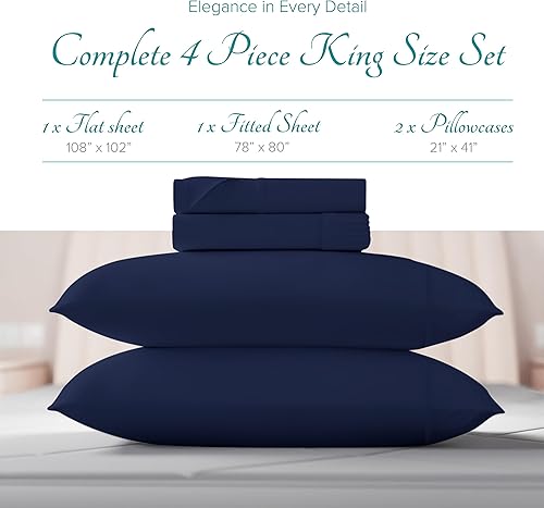 Vista 257 de Carressa Linen Juego de sábanas 100% de algodón egipcio, tamaño Queen, 6 piezas de 800 hilos de algodón egipcio, tamaño Queen, color blanco, suave