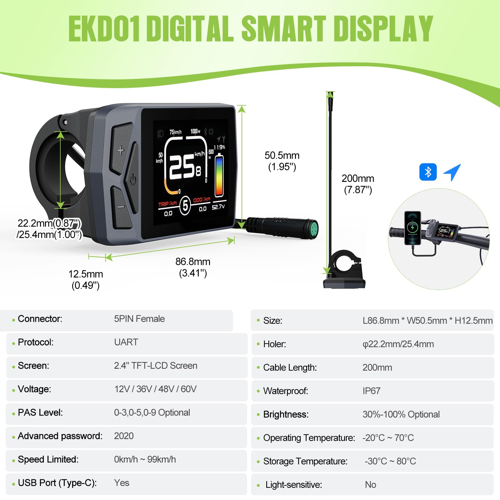 48V15OOW JYLT Sportversion E-Bike Umrüstsatz, 26 27,5 28 29 Zoll 700C Heckmotor Hinterradnabenmotor E-Bike Umrüstsatz mit Controller & Display, Für Kassette Scheibenbremse MTB (Ohne Akku)
