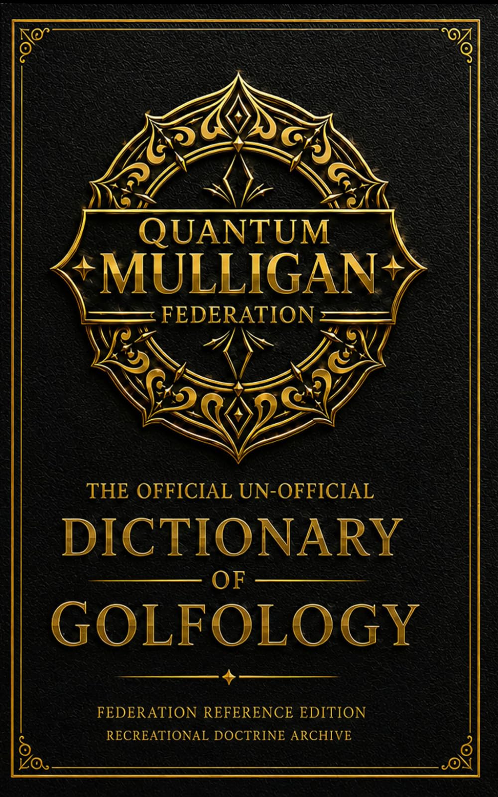 The Official Un-Official Quantum Mulligan™ Dictionary & Recreational Terminology Act: Federally Recorded Language for Recreational Golf Emergencies, ... (Quantum Mulligan Federation™ Series)