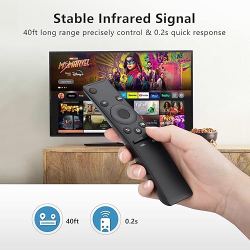 Miniatura 5 de Paquete de 2 control remoto universal para Samsung-TV, compatible con todos los televisores inteligentes Samsung Frame Serif Curved UHD Neo QLED