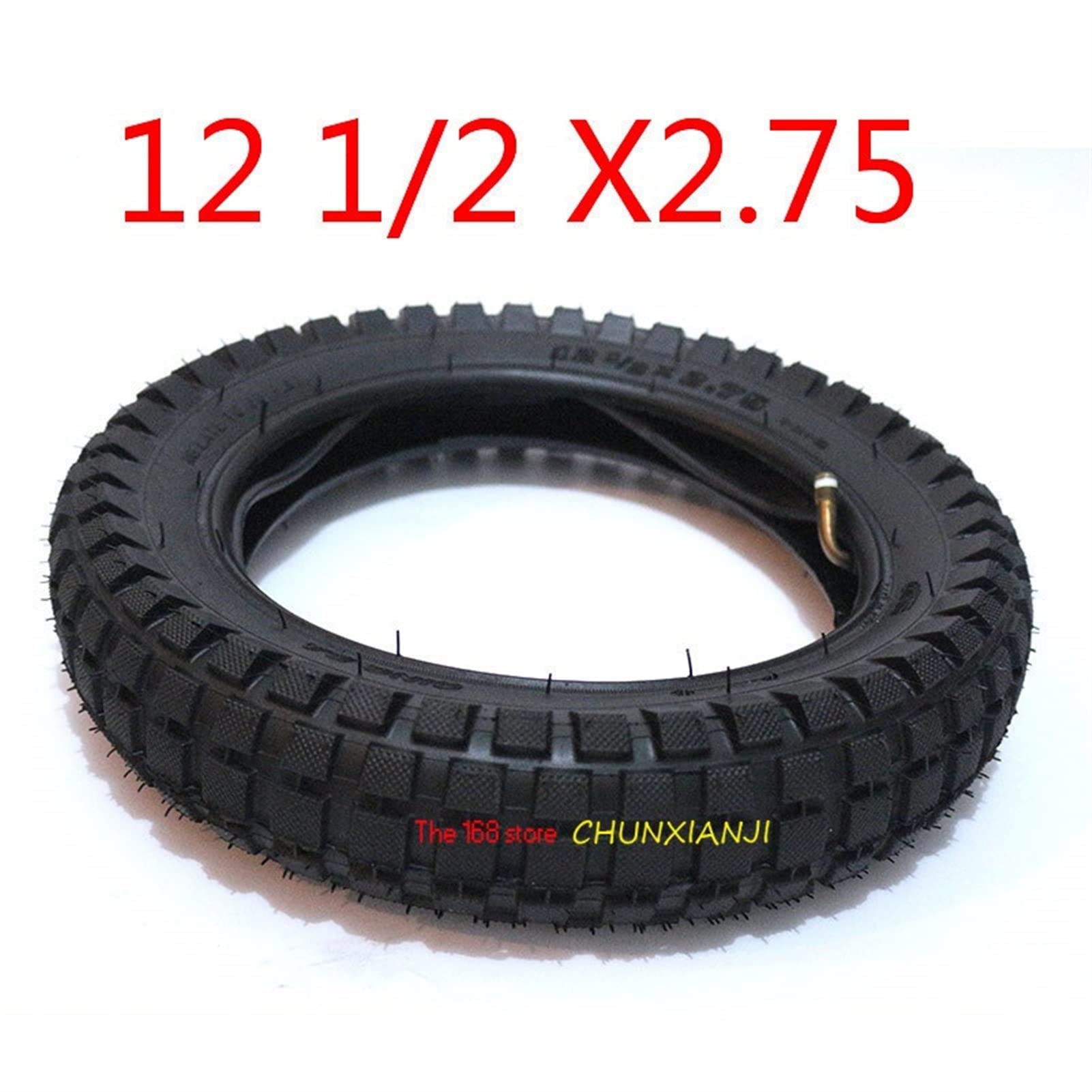Camera d'Aria, Camere d'Aria Monopattino 12 1/2 x 2,75 Pneumatici 12.5 * 2,75 Pneumatico o della Camera Tubo da 49cc Motociclo Mini Dirt Bike Tire MX350 MX400 Scooter(Inner And Outer Tire)