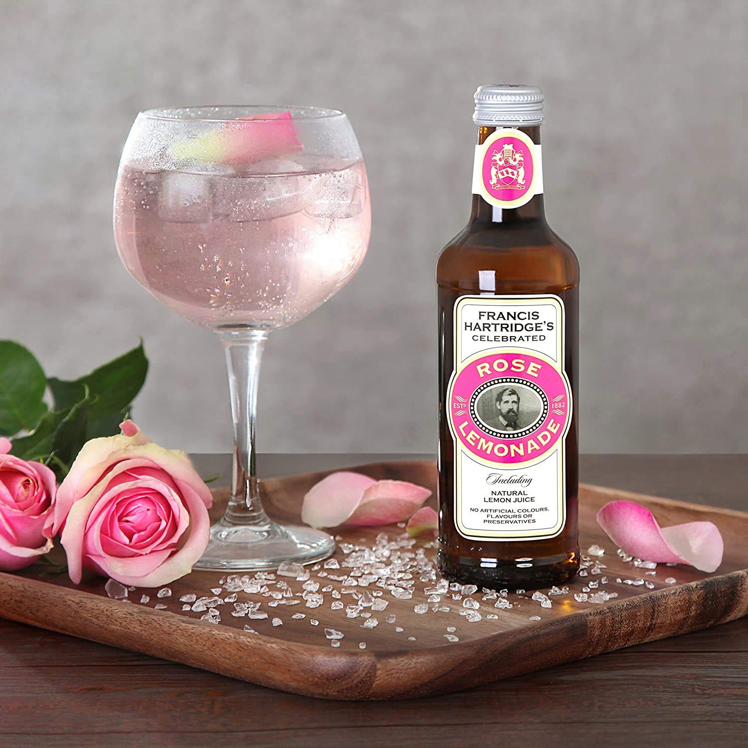 Buy Hartridges Traditional Rose Lemonade Soft Drink Pack of 12x 330ml