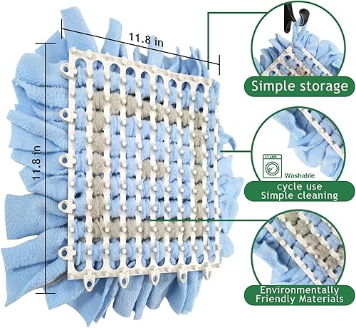 Miniatura 5 de Alfombrilla de olfateo para perros  Tapete estimulante para perros de conexión ilimitada, juguetes de enriquecimiento para entrenar el olor y el