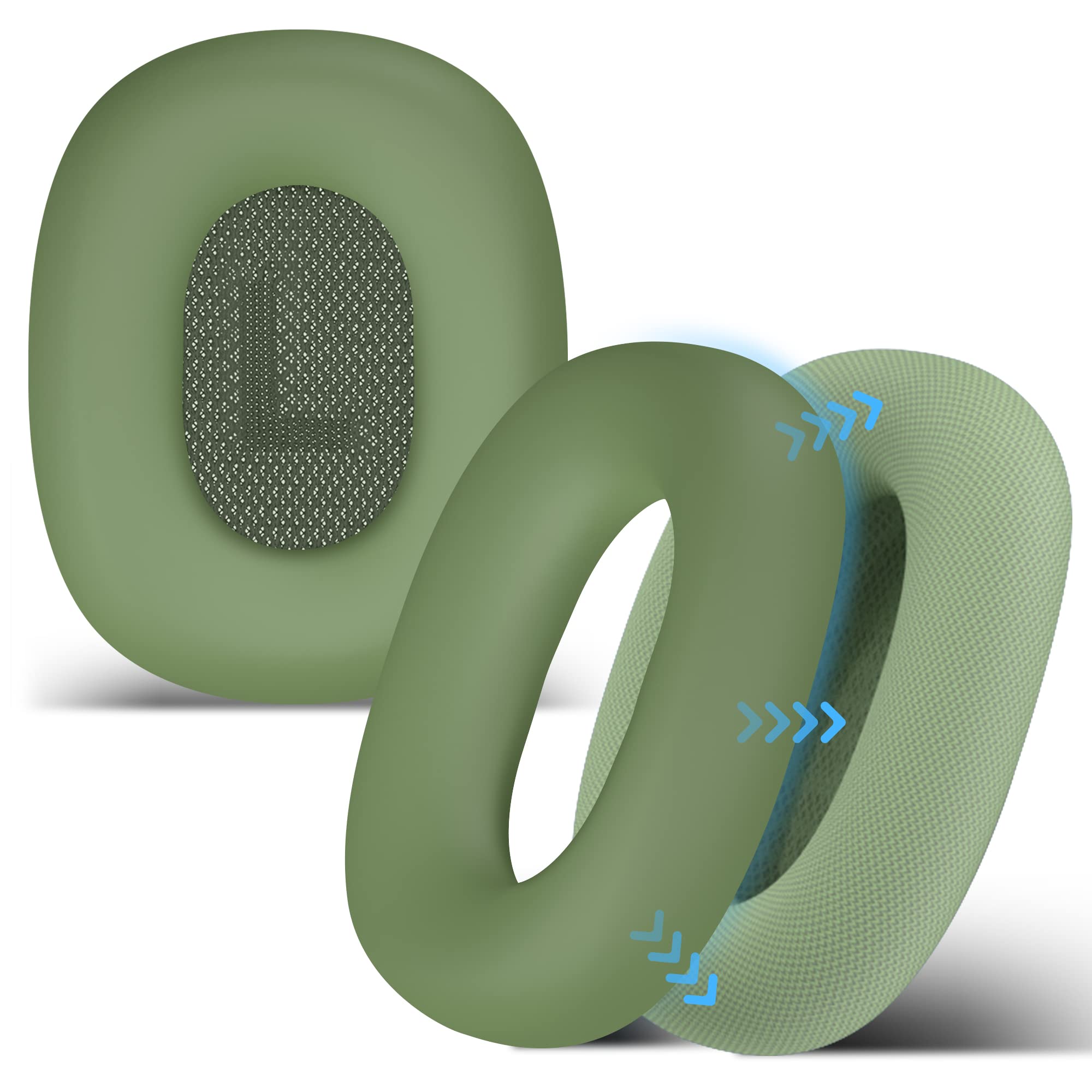 Seltureone Case Compatible for AirPods Max Earpads, Earcup Cover Protector, Silicone Earphone Protective Earpad Cover Accessories for AirPod Max