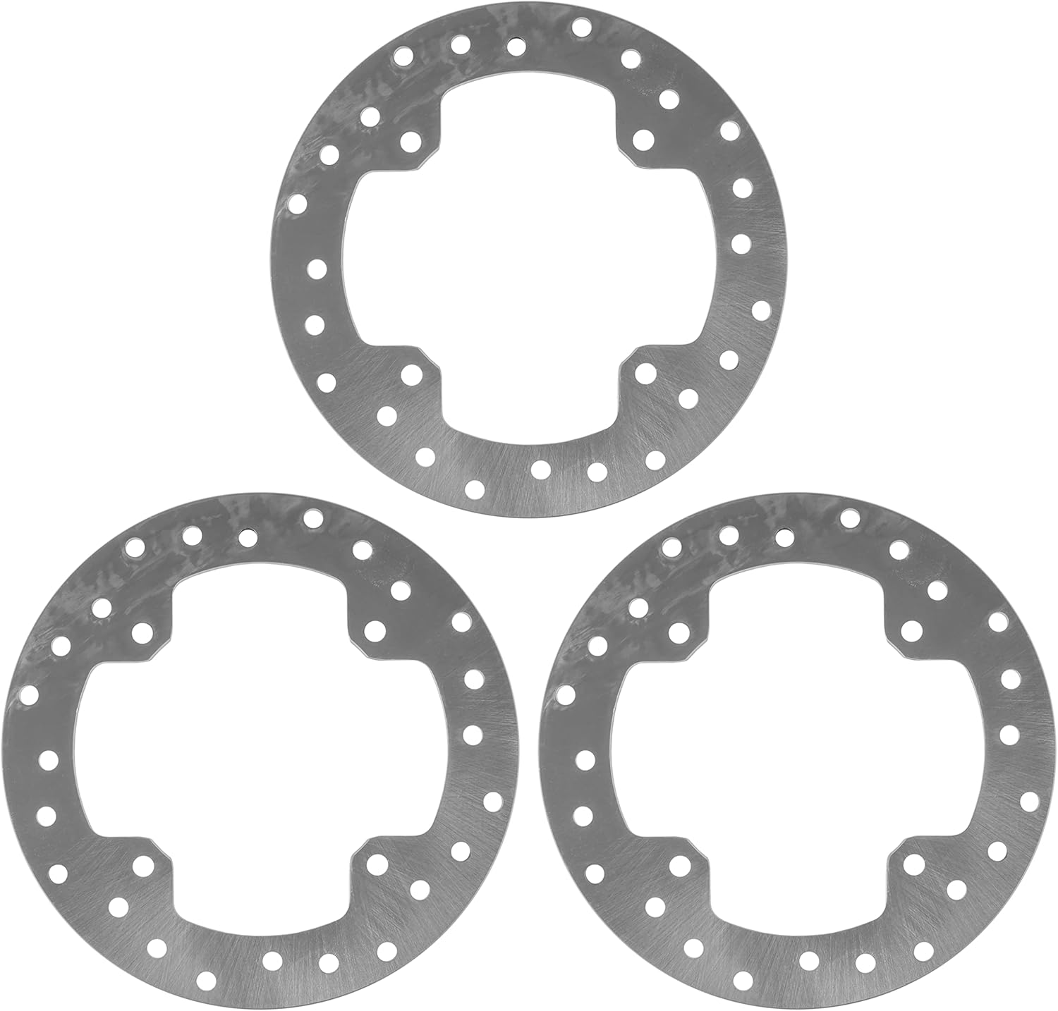 Caltric 3x Brake Disc Rotor Front/Rear NEW Compatible with Can Am Outlander 570 XT 2018 2019 2020 2021 2022