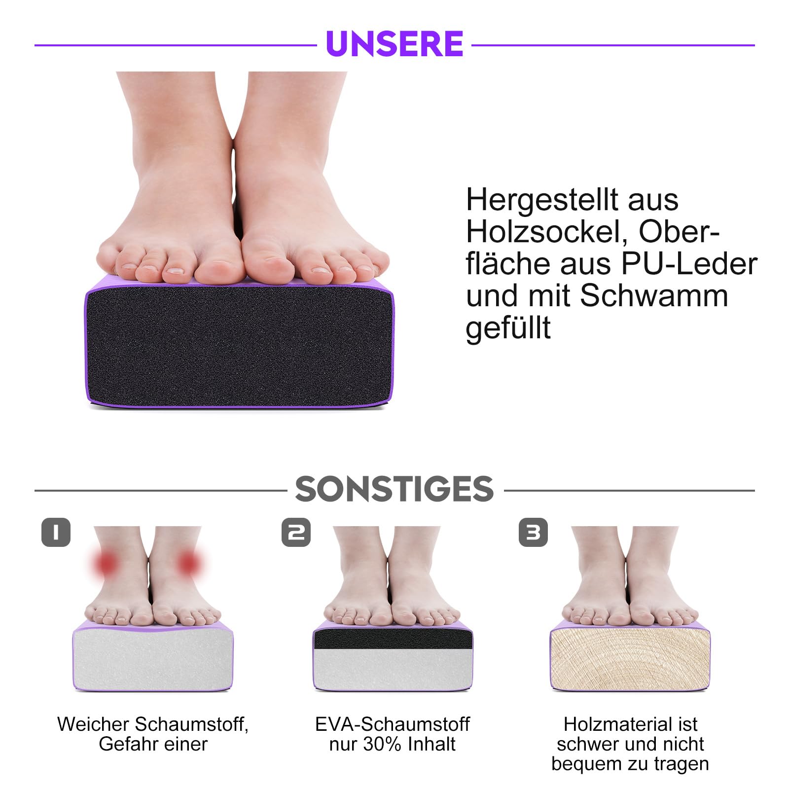 U`King Folding Gymnastik Schwebebalken, Gymnastik bar 2.1m/220 lbs Faux Suede Folding Gymnastik Ausbildung Balance Beam für Home Gym Training Übung Sport