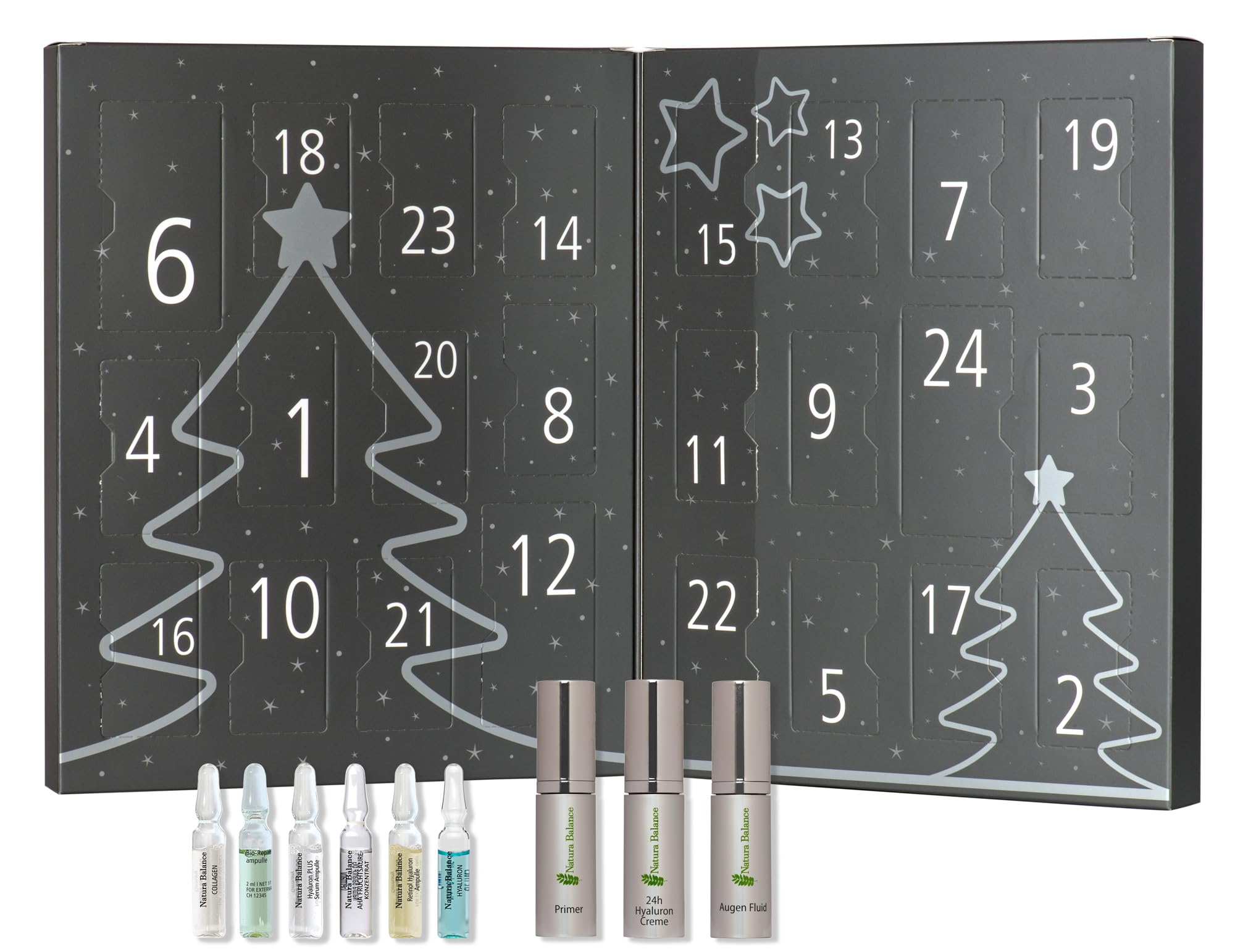 Adventskalender 2026 Kosmetik Beauty Ampullen Gesicht Pflege Damen Frauen Weihnachten Geschenk Hyaluronsäure