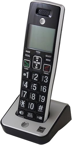 AT&T CL80113 DECT 6.0 Accesorio Auricular con Identificador de Llamadas y Llamada en Espera, Negro