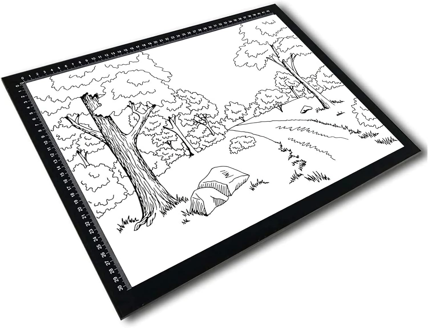 Ultra-Thin Portable Tracing Light Box, Portable LED Light Box Tracer Dimmable Brightness Thin Artcraft Tracing Light Pad Box 5D Diamond Painting Artists Drawing Sketching Animation Stencilling,A2