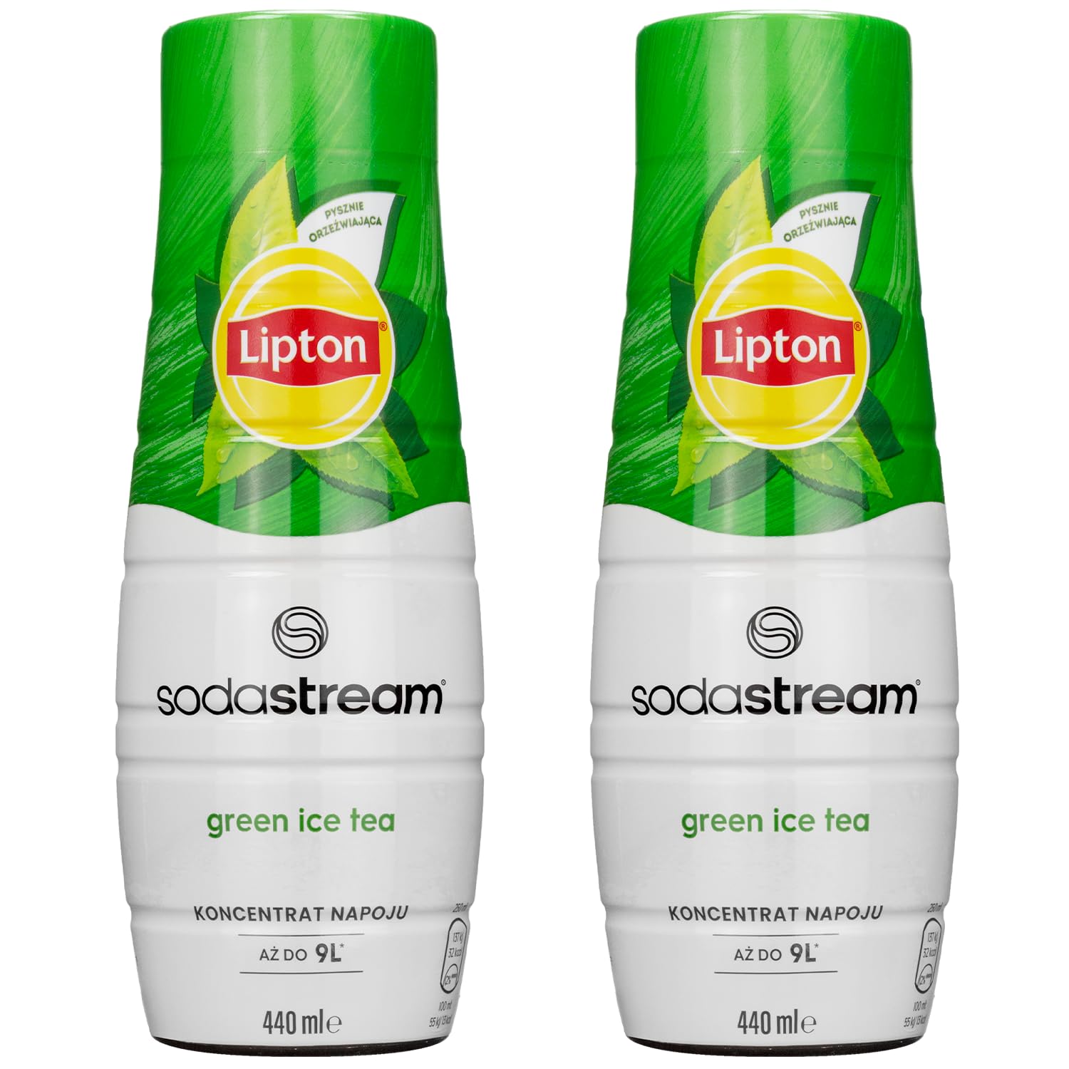 Sodastream 2x SYROP LIPTON ICE TEA ZIELONA HERBATA DO SATURATORA DO WODY