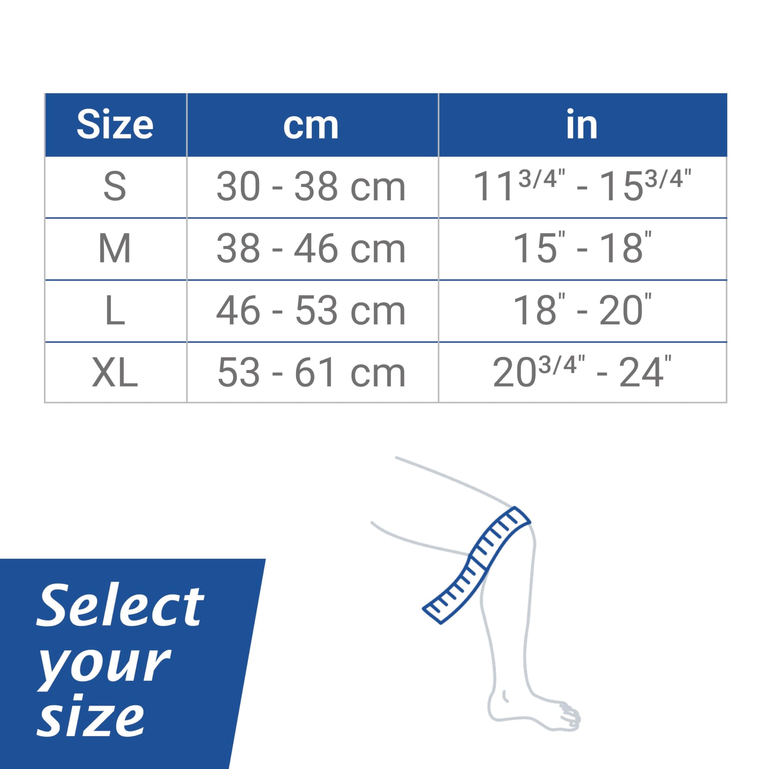 Actimove Everyday Supports Mild Knee Support - Mild Support, Lightweight, Easy to Apply for Slightly Swollen and Aching Knees – White, X-Large