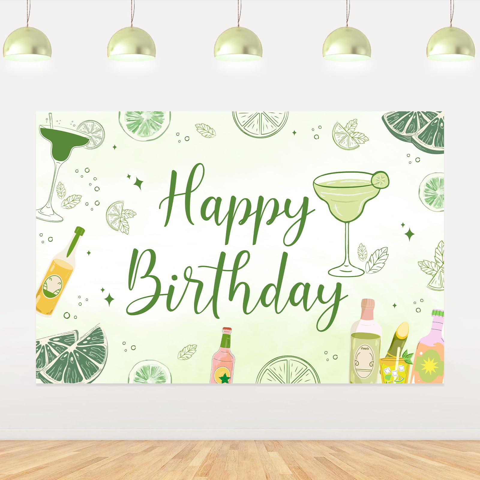 Amazon.com : kreat4joy Margarita Party Decorations Women, 5x3ft ...