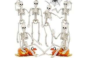 6-Pack Halloween Yard Skeletons: The Spooktacular Greeters for Your Haunted Yard