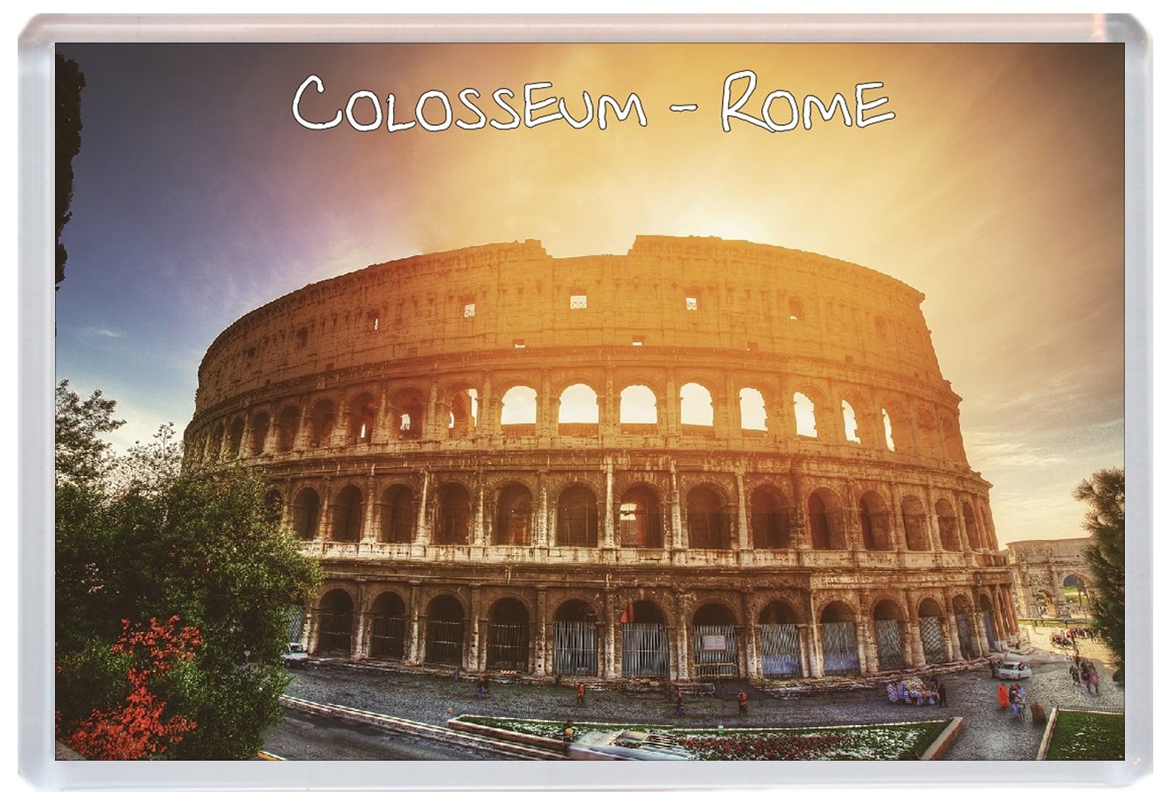 Baked Bean Store Colosseum - Rome - Italy - Jumbo Fridge Magnet Id956