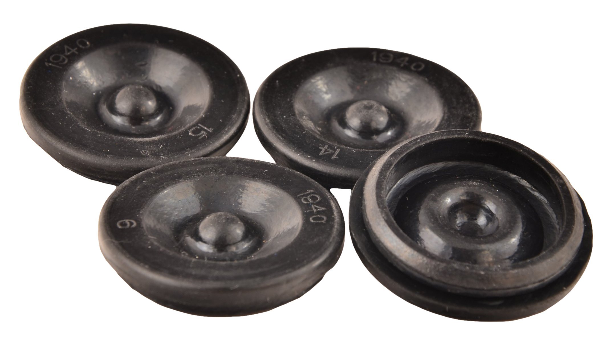 Dexter EZ Lube Rubber Grease Plugs Hub Dust Cap - 4 Pack