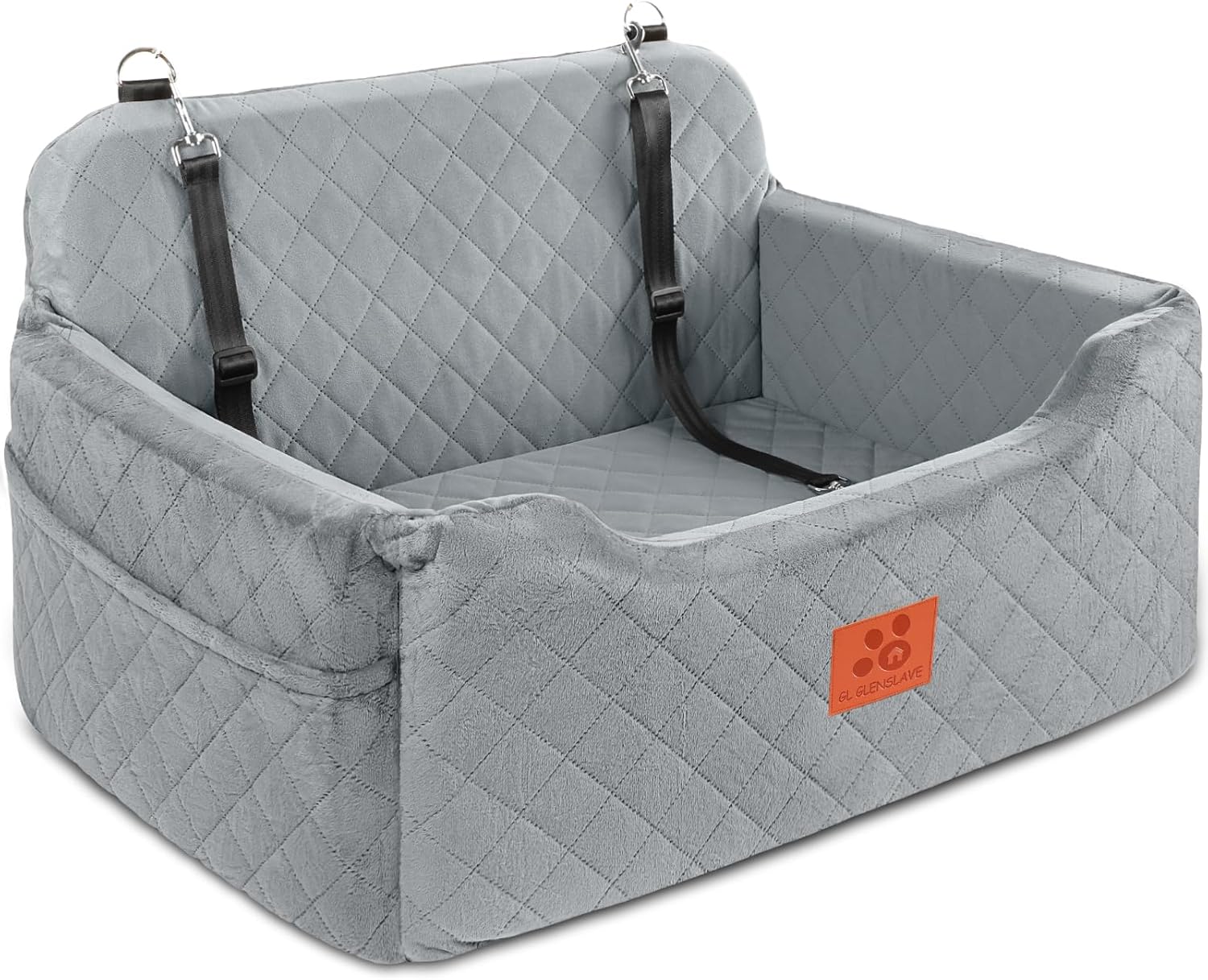 Dog Car Seat for Medium/Large Dogs, Dog Booster Seat for Pet Under 50lbs or 2 Small, Detachable and Washable Pet Car Seat,Multi-Functional Pet Travel Bed for Backseat(Grey) Dog Car Seat for Medium/Large Dogs, Dog Booster Seat for Pet Under 50lbs or 2 Small, Detachable and Washable Pet Car Seat,Multi-Functional Pet Travel Bed for Backseat(Grey)