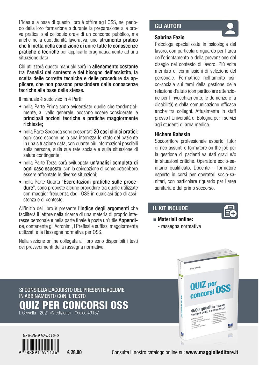 Prova Partica per Concorsi OSS. Casi pratici e procedure per la formazione e i concorsi