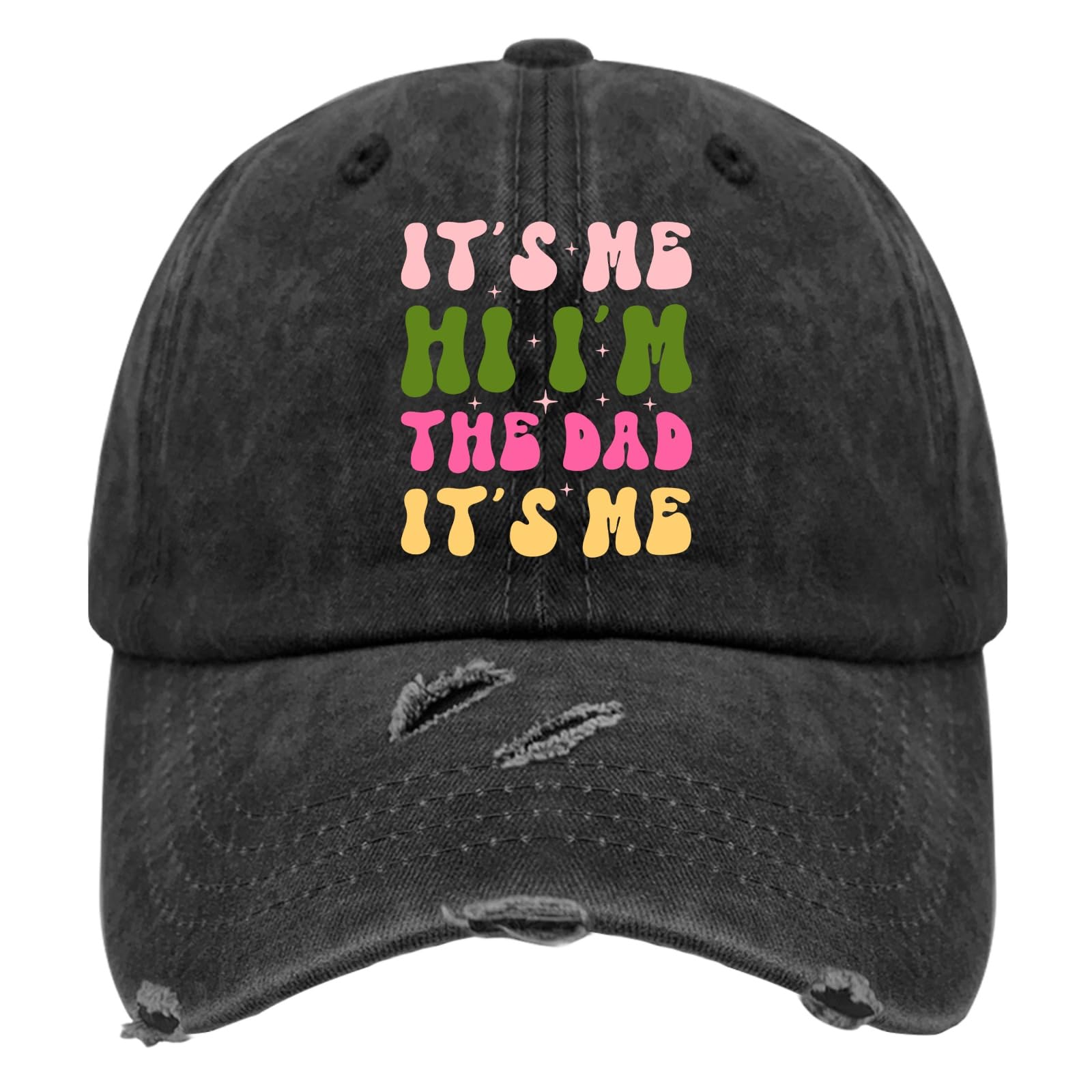 It's Me Hi I'm The Cool Mom It's Me Hats for Men Washed Distressed Baseball Caps Trendy Washed