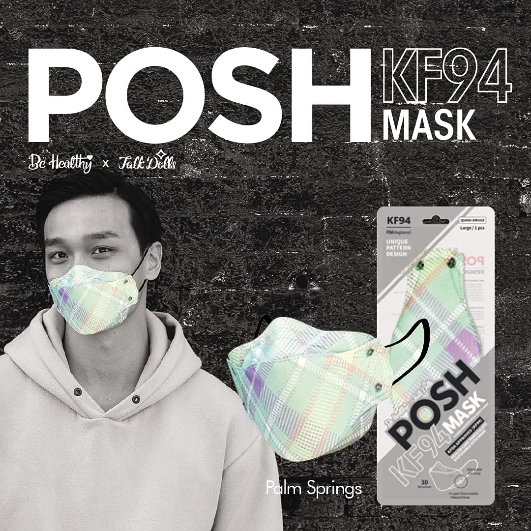 [Pack of 10] Posh KF94 Mask - Palm Springs (A05) (MADE IN KOREA)