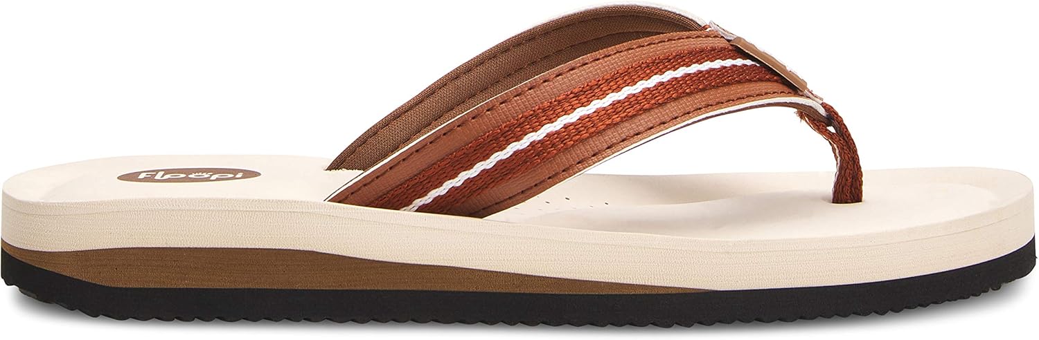 Floopi Flip Flops for Women Casual Thong Womens Sandals Comfort Heel Cushion, Ladies Beach Sandals with Indoor & Outdoor Anti Skid Soles - Image 6