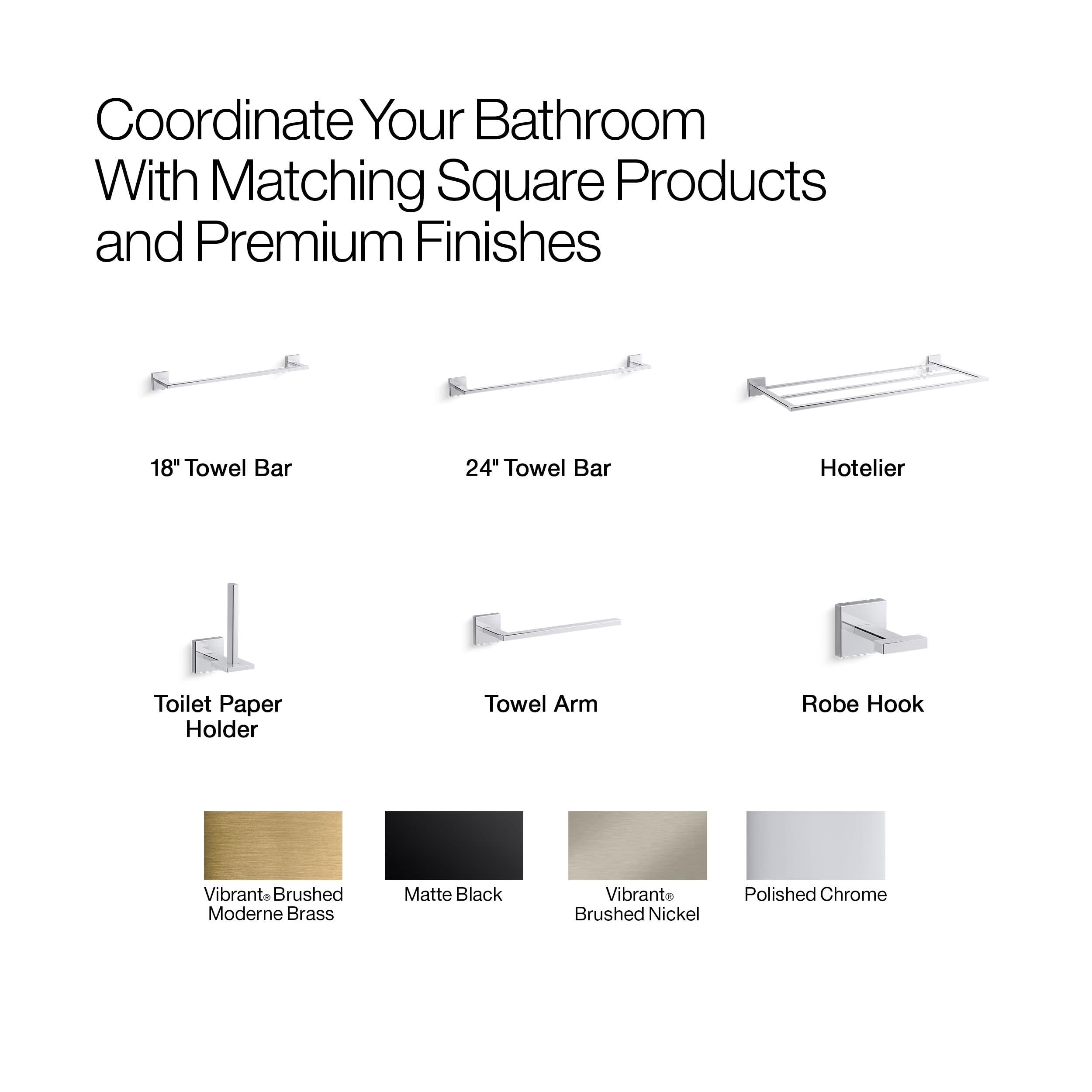 KOHLER SQUARE TOILET TISSUE HOLDER — Amazon image 5