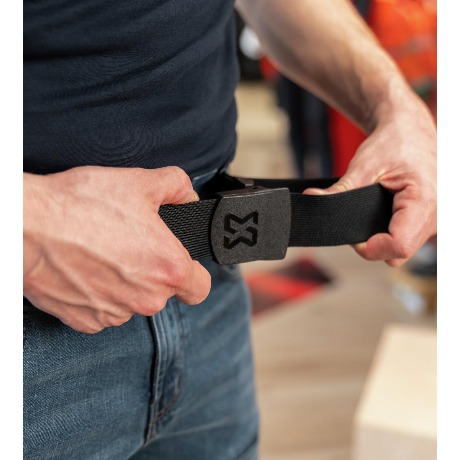 WüRTH MODYF Ceinture de travail 130cm ajustable Stretch X noire