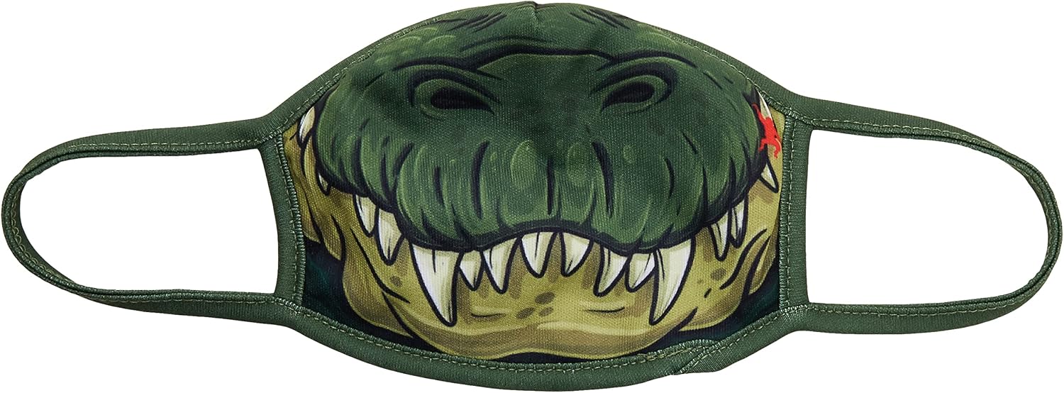 Wild Republic Wild Smiles Face Mask, Reusable and Washable, Half Face Coverage