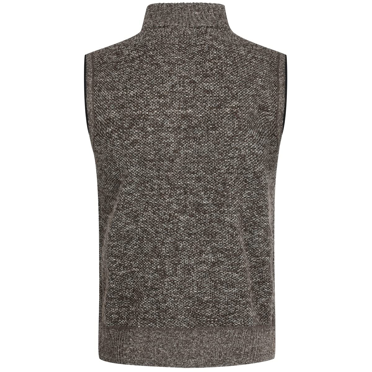 YOUTHUP Gilet da Uomo Senza Maniche Canotta Invernale in Maglia Foderata in Pile con Cerniera Spessa