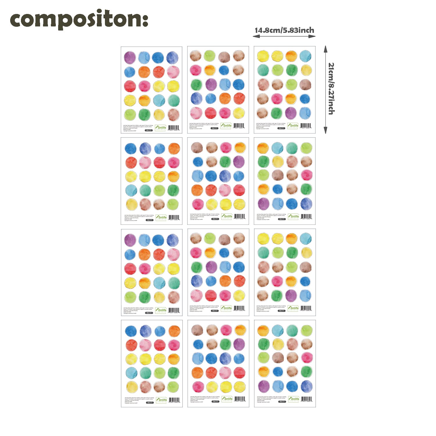 Neukids 240x140cm tessuto grandi adesivi murali arcobaleno, bohemian arcobaleno pois adesivi da parete, camera da letto nursery decorazione, soggiorno cameretta bambina carta da parati adesiva muro