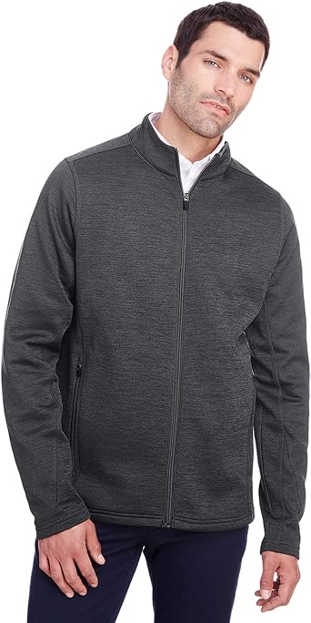 North End Mens Flux 2.0 Full-Zip Jacket M BLK HTHR/ CARBON
