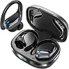 Auriculares inalámbricos HAOYUYAN, audífonos Bluetooth deportivos, 80 horas de reproducción con pantalla LED de batería, cancelación de ruido, resistentes al agua IPX7 para entrenamiento y running 1