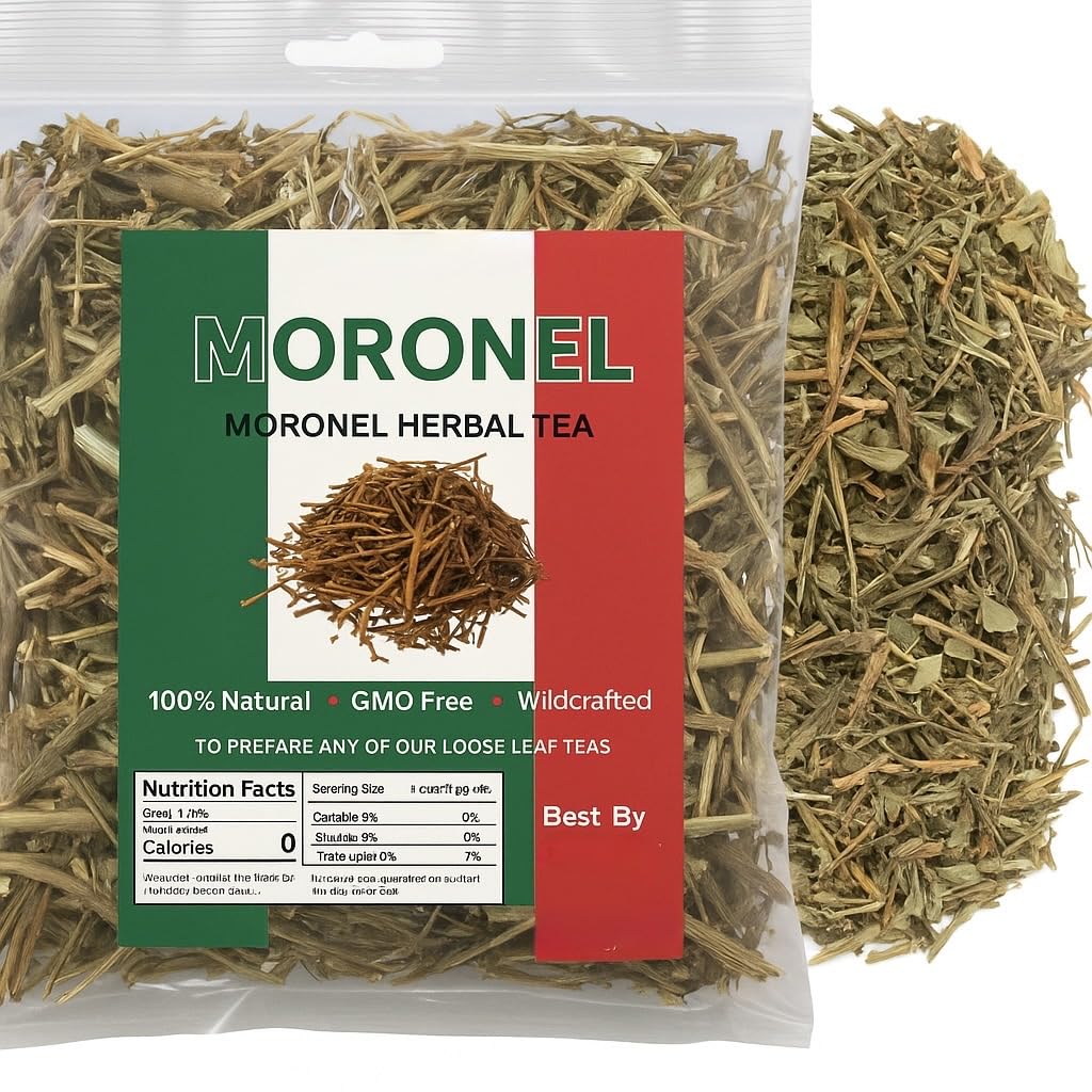 Premium Moronel Loose Leaf Tea | Planta de la Vida | Synadenium Grantii | Wildcrafted, Non-GMO, All-Natural Wellness Tea | Makes 40+ Cups (1Lb)