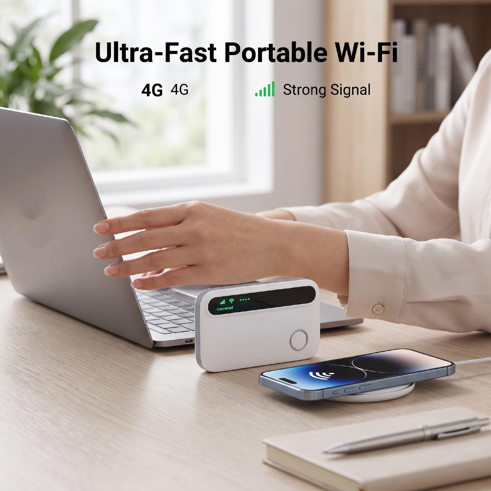 Routeur Hotspot Mobile 4G LTE Cat4, pour Une Utilisation en