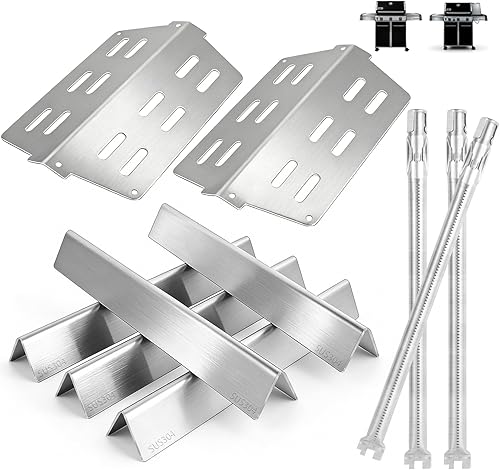 Genesis 300 310 Series Kit de piezas de parrilla para Weber Genesis E310 E330 S310 E320 S330 EP310 S310 S320 EP330 piezas, SUS 304 barras