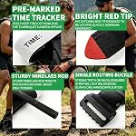 Emergency First Aid Quick Release Tourniquet, 2pcs One-Handed Operation Hemostatic Bandage for Outdoor, Hiking, Camping, Survival