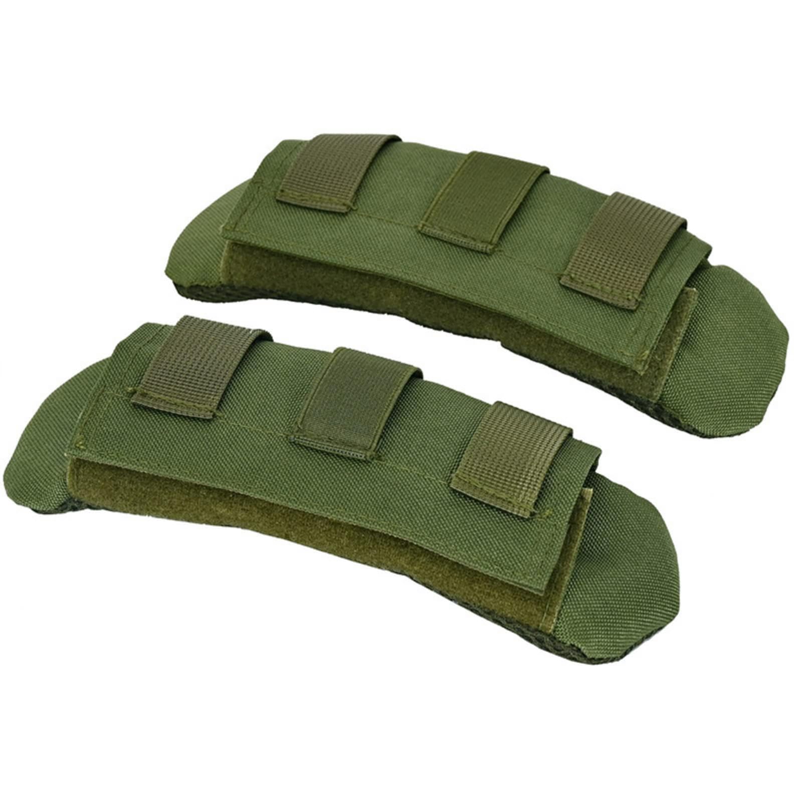 KWJTOY 1 Pair of Tactical Pads for Vest, Shoulder Strap, Backpack Accessories, Protective Pads for Hiking, Comfortable Mesh Protective Cushion, Brown
