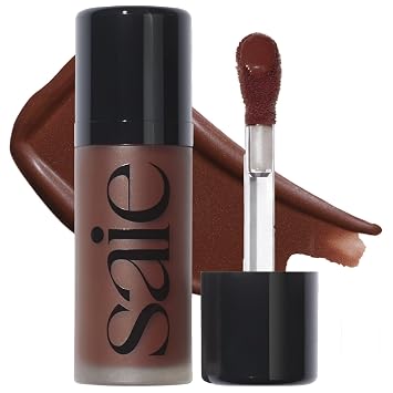 Saie Dew Bronze - Hydrating Liquid Bronzer Stick For a Sun Kissed Glow - Liquid Contour Stick Infused with Nourishing Skin Care Ingredients - Sculpted Face Makeup Essential - Sail 0.4 oz
